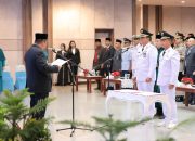 Fery Insani dan Syah budin Resmi Dilantik Menjadi Bupati dan Wakil Bupati Bangka! Gubernur Hidayat Arsani, Singgung Pembangunan Pelabuhan Belinyu
