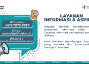 Ingin Dekat Dengan Masyarakat, PT. Timah Hadirkan Layanan Informasi dan Aspirasi