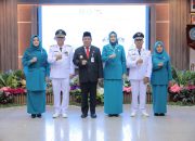 Bersamaan Pelantikan Bupati dan Wakil Bupati Bangka, Istri Bupati Bangka, Dini Feri Insani Resmi Dilantik Menjadi Ketua TP PKK Kab. Bangka Oleh Noni Hidayat Arsani