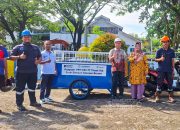 Bank Sampah Nelayan Berseri, Dapat Bantuan Motor Sampah dari PT. Timah