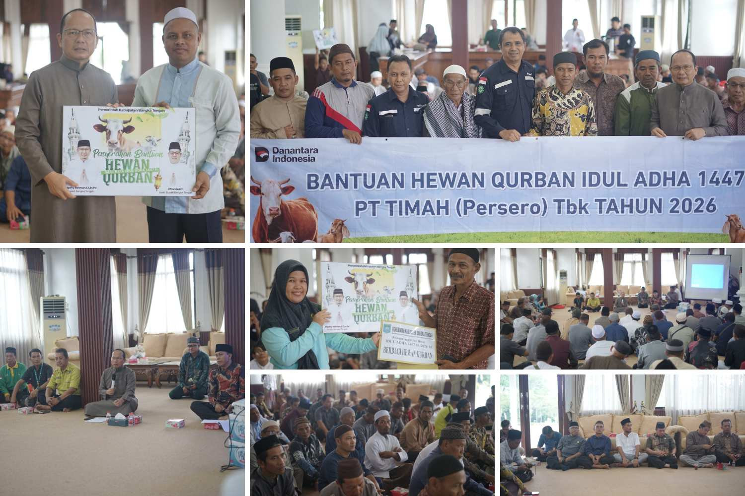 Pemkab Bangka Tengah dan Mitra CSR Tebar 92 Hewan Kurban, Wujud Gotong Royong Sambut Idul adha