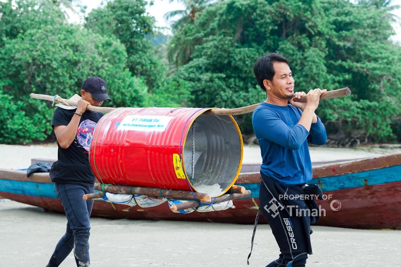 Saat Laut Diberi Kesempatan Pulih: PT TIMAH dan Nelayan Bersatu Selamatkan Populasi Cumi Bangka