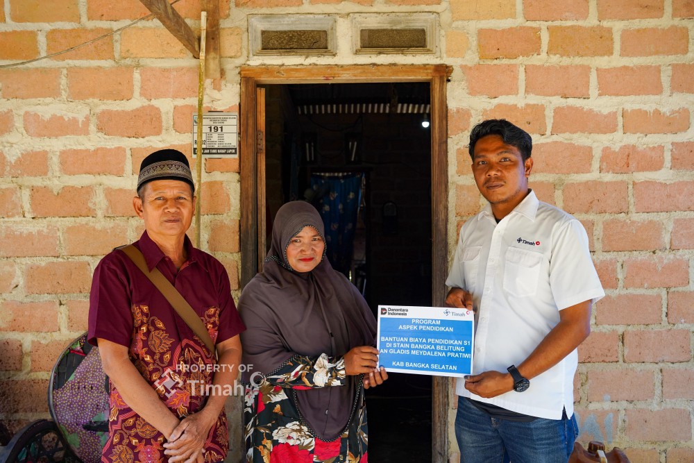 Nyaris Putus Kuliah Karena Kemiskinan, Harapan Gladis Kembali Menyala Berkat Bantuan PT TIMAH