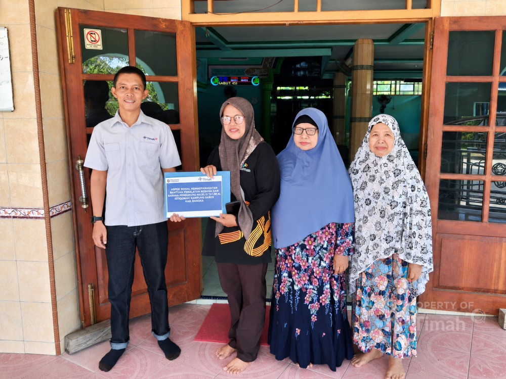 Berdentang, Sentuhan PT TIMAH Bangkitkan Semangat Majelis Taklim di Belinyu