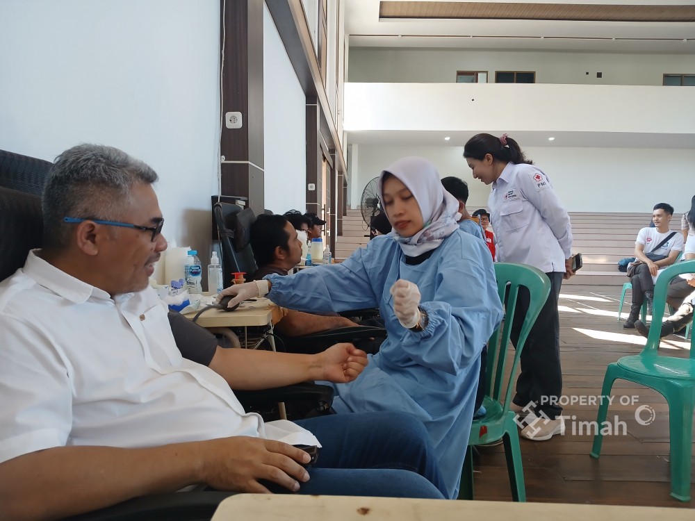 Dari Mentok Mengalir Kepedulian, PT TIMAH dan PMI Himpun 86 Kantong Darah Demi Menyelamatkan Nyawa