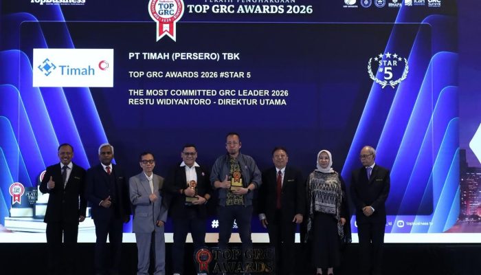 Bukan Sekadar Bintang, Dua Penghargaan TOP GRC Jadi Cermin Transformasi PT TIMAH