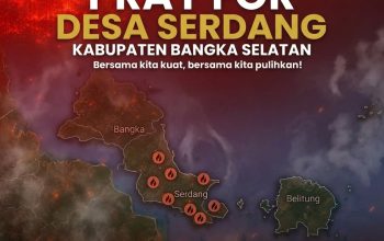 Saat Kebakaran Melanda Dusun Serdang, Repdem Babel Serukan Aksi Nyata untuk Warga