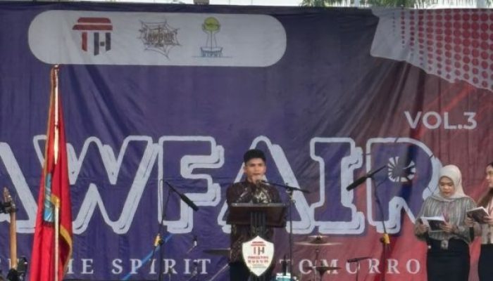 Dukung Kreativitas dan Inovasi Mahasiswa, Ketua HIPMI PT BABEL Hadiri dan Dukung Penuh Kegiatan Law Fair Vol. 3 BEM KM FH UBB 2026